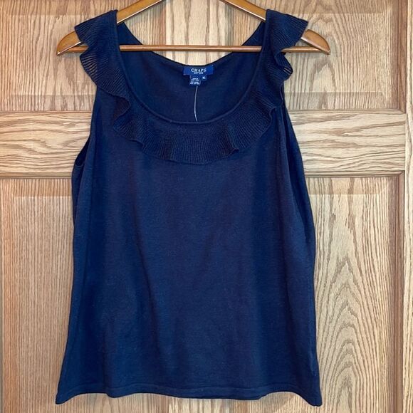 CHAPS Summer Sweater Tank Top Barbados *NWT* - Picture 4 of 10